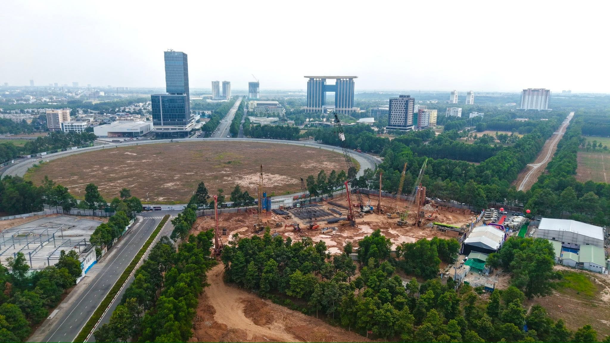 Tiến độ xây dựng Nam Mekong Grand Plaza Bình Dương